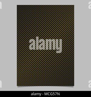 Abstractal halftone dot pattern background brochure template design - vector flyer graphic Stock Vector