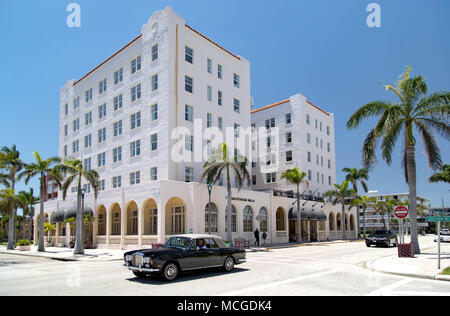 Lake Worth, Florida, USA. 16th Apr, 2018. CDS Gulfstream, the company that owns 51 percent of the $65 million Gulfstream Hotel renovation project, dismissed its racketering lawsuit against Steve Michael and its partner HH Gulfstream. Credit: Allen Eyestone/The Palm Beach Post/ZUMA Wire/Alamy Live News Stock Photo