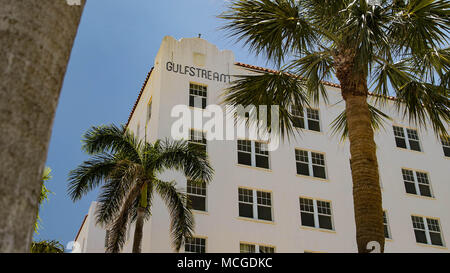 Lake Worth, Florida, USA. 16th Apr, 2018. CDS Gulfstream, the company that owns 51 percent of the $65 million Gulfstream Hotel renovation project, dismissed its racketering lawsuit against Steve Michael and its partner HH Gulfstream. Credit: Allen Eyestone/The Palm Beach Post/ZUMA Wire/Alamy Live News Stock Photo