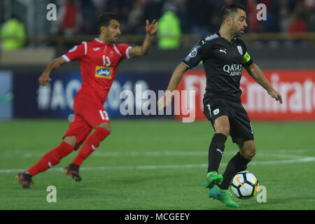 Tehran, Iran. 16th Apr, 2018. AFC Champions League 2018 Persepolis FC (IRN) vs Al Sadd SC (QAT) Azadi Stadium 16 April 2018 Tehran Iran Credit: Saeid Zareian/Alamy Live News Stock Photo