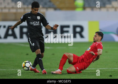 Tehran, Iran. 16th Apr, 2018. AFC Champions League 2018 Persepolis FC (IRN)  vs Al Sadd SC (QAT) Azadi Stadium 16 April 2018 Tehran Iran Credit: Saeid  Zareian/Alamy Live News Stock Photo - Alamy