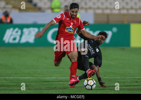 Tehran, Iran. 16th Apr, 2018. AFC Champions League 2018 Persepolis FC (IRN) vs Al Sadd SC (QAT) Azadi Stadium 16 April 2018 Tehran Iran Credit: Saeid Zareian/Alamy Live News Stock Photo