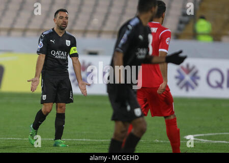 Tehran, Iran. 16th Apr, 2018. AFC Champions League 2018 Persepolis FC (IRN) vs Al Sadd SC (QAT) Azadi Stadium 16 April 2018 Tehran Iran Credit: Saeid Zareian/Alamy Live News Stock Photo