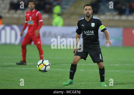 Tehran, Iran. 16th Apr, 2018. AFC Champions League 2018 Persepolis FC (IRN) vs Al Sadd SC (QAT) Azadi Stadium 16 April 2018 Tehran Iran Credit: Saeid Zareian/Alamy Live News Stock Photo