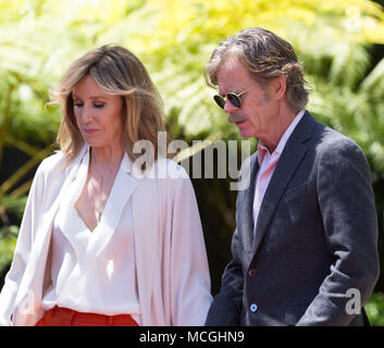 Beverly Hills, USA. 16th Apr, 2018. Felicity Huffman and William H. Macy attend the Eva Longoria's Hollywood Star Ceremony Post-Luncheon on April 16, 2018 in Beverly Hills, California. Credit: The Photo Access/Alamy Live News Stock Photo
