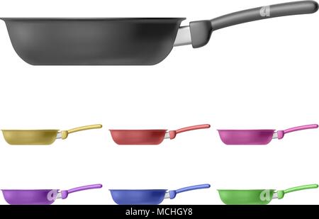 Fry pan Stock Vector