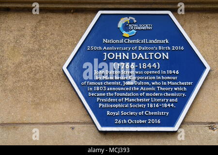 John Dalton plaque
