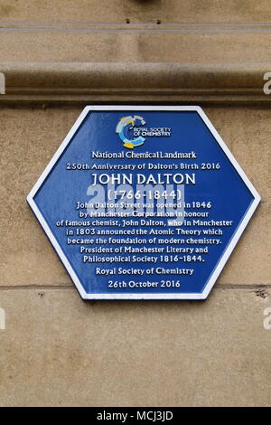 John Dalton plaque