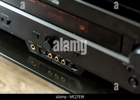 Control panel of modern TV close Stock Photo
