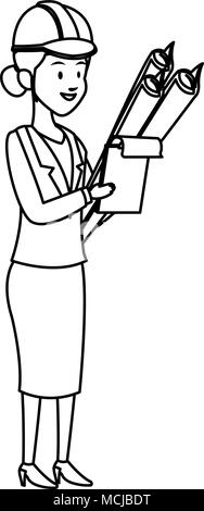 girl architect clipart