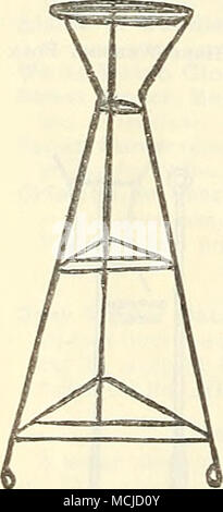 . Simplex Garden Label Wire Plant Stand Stock Photo - Alamy