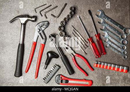 DIY Tools set Stock Photo