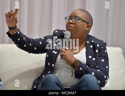 The 13th Annual Jazz in The Gardens FMAC: Film, Music, Art and Culture at the Kovens Center - Conference  Featuring: Felecia Hatcher Where: Miami, Florida, United States When: 15 Mar 2018 Credit: JLN Photography/WENN.com Stock Photo