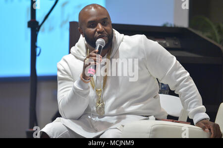 The 13th Annual Jazz in The Gardens FMAC: Film, Music, Art and Culture at the Kovens Center - Conference  Featuring: Rico Love Where: Miami, Florida, United States When: 15 Mar 2018 Credit: JLN Photography/WENN.com Stock Photo