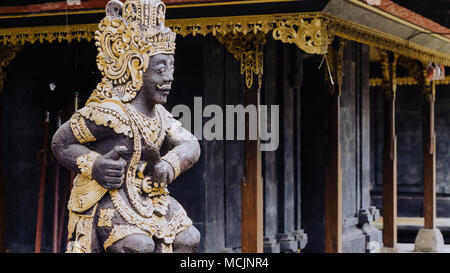 Statue in Pura Besakih Temple in Bali Island, Indonesia Stock Photo