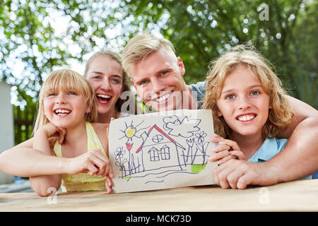 dream house drawing for children