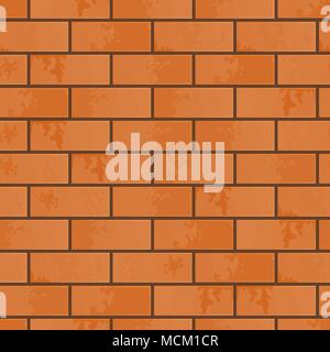 The imitation of brickwork. Stock Vector