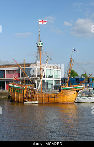 The Matthew, a replica of John Cabots ship Stock Photo - Alamy