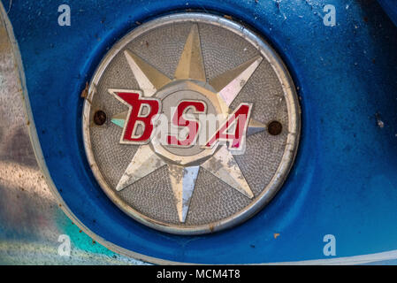 BSA bike badge. Stock Photo