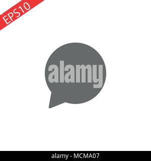 Chat icon in trendy flat style isolated on background. Chat icon page symbol for your web site design Chat icon logo, app, UI. Home Chat icon illustra Stock Vector