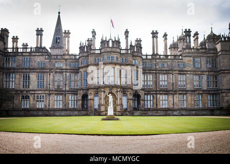 Burghley House near Stamford, Lincolnshire Stock Photo