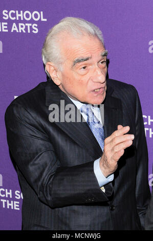 NEW YORK, NY - APRIL 16: Martin Scorsese attends The New York University Tisch School Of The Arts 2018 Gala at Capitale on April 16, 2018 in New York City. Credit: Ron Adar/Alamy Live News Stock Photo