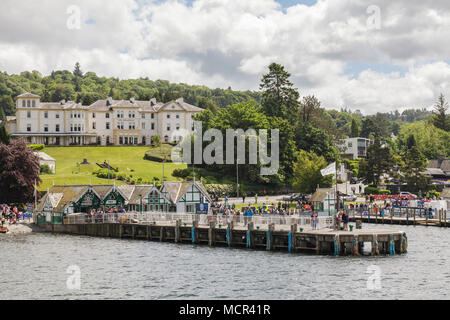 Bowness on Windermere in the Lake District National Park Cumbria Stock Photo
