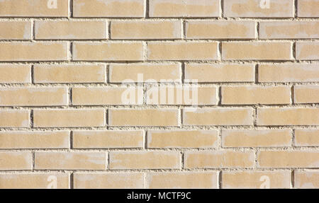 Brick wall of white blocks, classic background Stock Photo