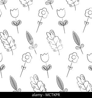 grunge beautiful flowers with petals and leaves background Stock Vector