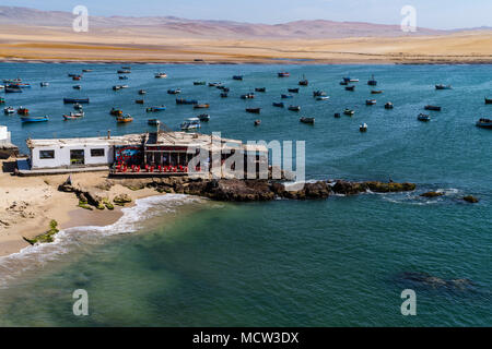 National Reserve of Paracas,Lagunillas port, Ica, Peru, South America. Stock Photo