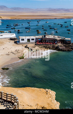 National Reserve of Paracas,Lagunillas port, Ica, Peru, South America. Stock Photo