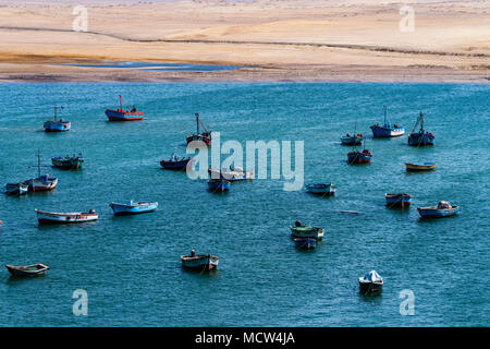 National Reserve of Paracas,Lagunillas port, Ica, Peru, South America. Stock Photo
