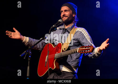 The Swiss singer and songwriter Shem Thomas live at the Schüür Lucerne, Switzerland Stock Photo
