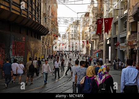 Street scenes of urban life in Istanbul, Turkey Stock Photo