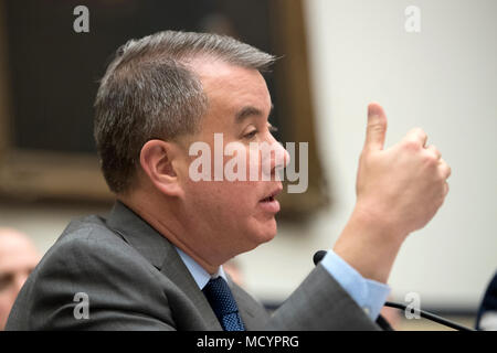 Under Secretary of Defense for Policy John C. Rood testifies before the House Armed Services Committee in Washington, D.C. March 7, 2018. (DoD photo by EJ Hersom) Stock Photo