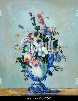 Flowers in a Rococo Vase, Paul Cezanne, circa 1876, National