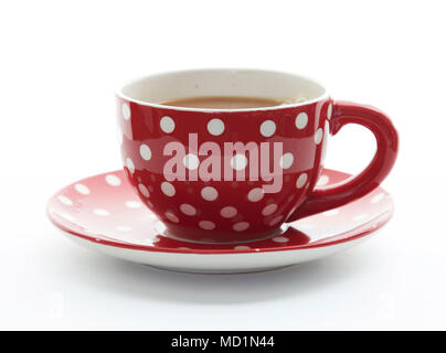 Big Red Mug Red Cup Tea Stock Photo 375761833