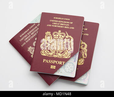 A UK Passport Cut Out Stock Photo - Alamy