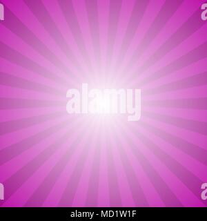 Abstract gradient ray burst background - vector graphic from radial rays Stock Vector