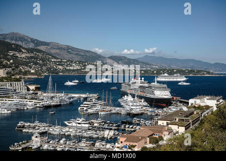 Monaco Harbour Stock Photo