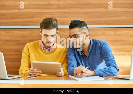 Two Students in College Stock Photo