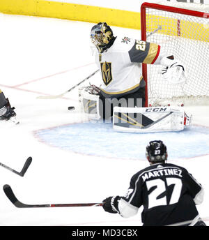 Vegas Golden Knights defenseman Alec Martinez skates during the first  period of an NHL hockey game against the Calgary Flames on Thursday, March  16, 2023, in Las Vegas. (AP Photo/Ellen Schmidt Stock