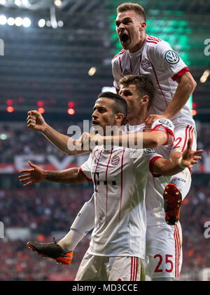 MUNICH, GERMANY - APRIL 17: Joshua Kimmich Of Bayern Muenchen ...