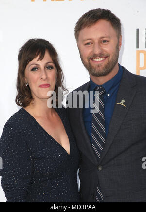 LOS ANGELES - APR 17: Jordan Boughrum, Rory Scovel at the I Feel Pretty ...