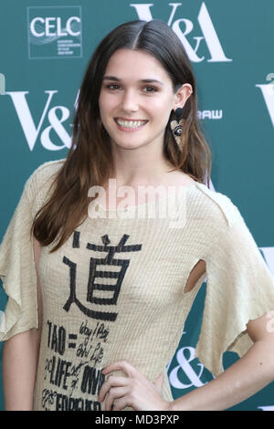 London, UK. 18th Apr, 2018. Sai Bennett, Fashioned from Nature - VIP Preview, Victoria and Albert Museum, London UK, 18 April 2018, Photo by Richard Goldschmidt Credit: Rich Gold/Alamy Live News Stock Photo