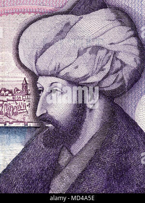 The Portrait Of Ottoman Sultan Mehmed The Conqueror By Italian Painter ...