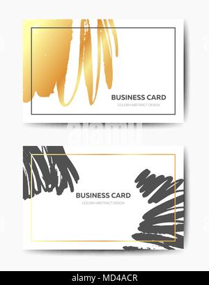 Vectr business card tempates Stock Vector