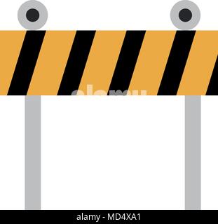 construction fence signal icon Stock Vector Image & Art - Alamy