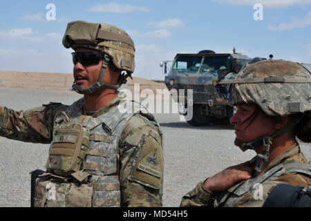 2nd Lt. Chandler Vu, the maintenance platoon leader of Company J, 123rd ...