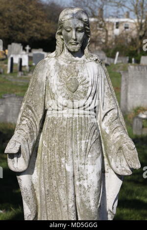 Jesus grave stone memorial Stock Photo